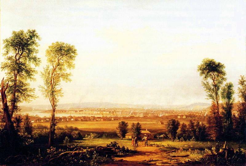 Robert S.Duncanson View of Cincinnati France oil painting art